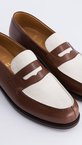 Chaussures WESTON X GABRIEL : le mocassin 180 bi-matière