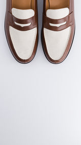 Chaussures WESTON X GABRIEL : le mocassin 180 bi-matière