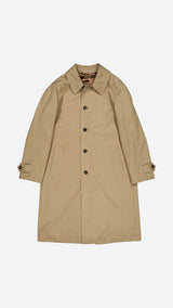 Manteau raglan Hadrien en coton mastic - à plat - Collection Automne Hiver 2025 - Maison Gabriel Paris