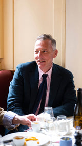 Cravate Leopold : la tricot de soie bleue