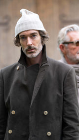 Manteau Élie : le moleskine chocolat