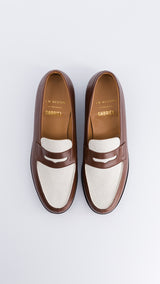 Chaussures WESTON X GABRIEL : le mocassin 180 bi-matière