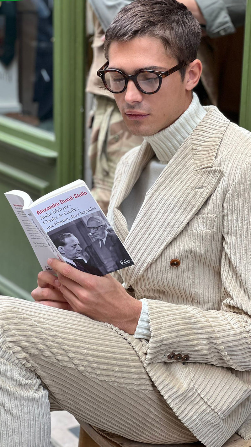 Lunettes Vincent : la monture marron japsé Malraux