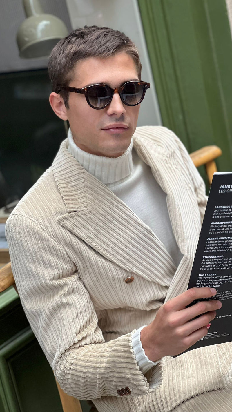 Lunettes Vincent : la monture marron japsé Malraux