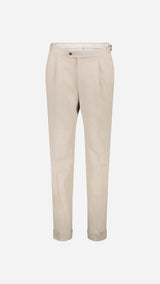 Costume croisé Richard : le coton lavé blanc cassé