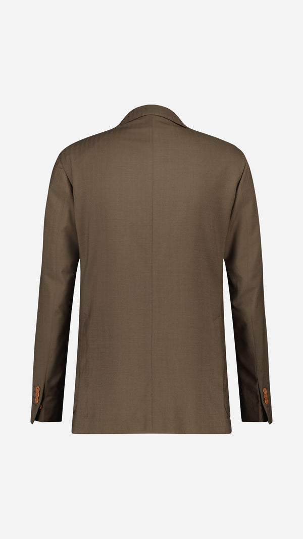 Costume droit Mickael : le solaro laine marron