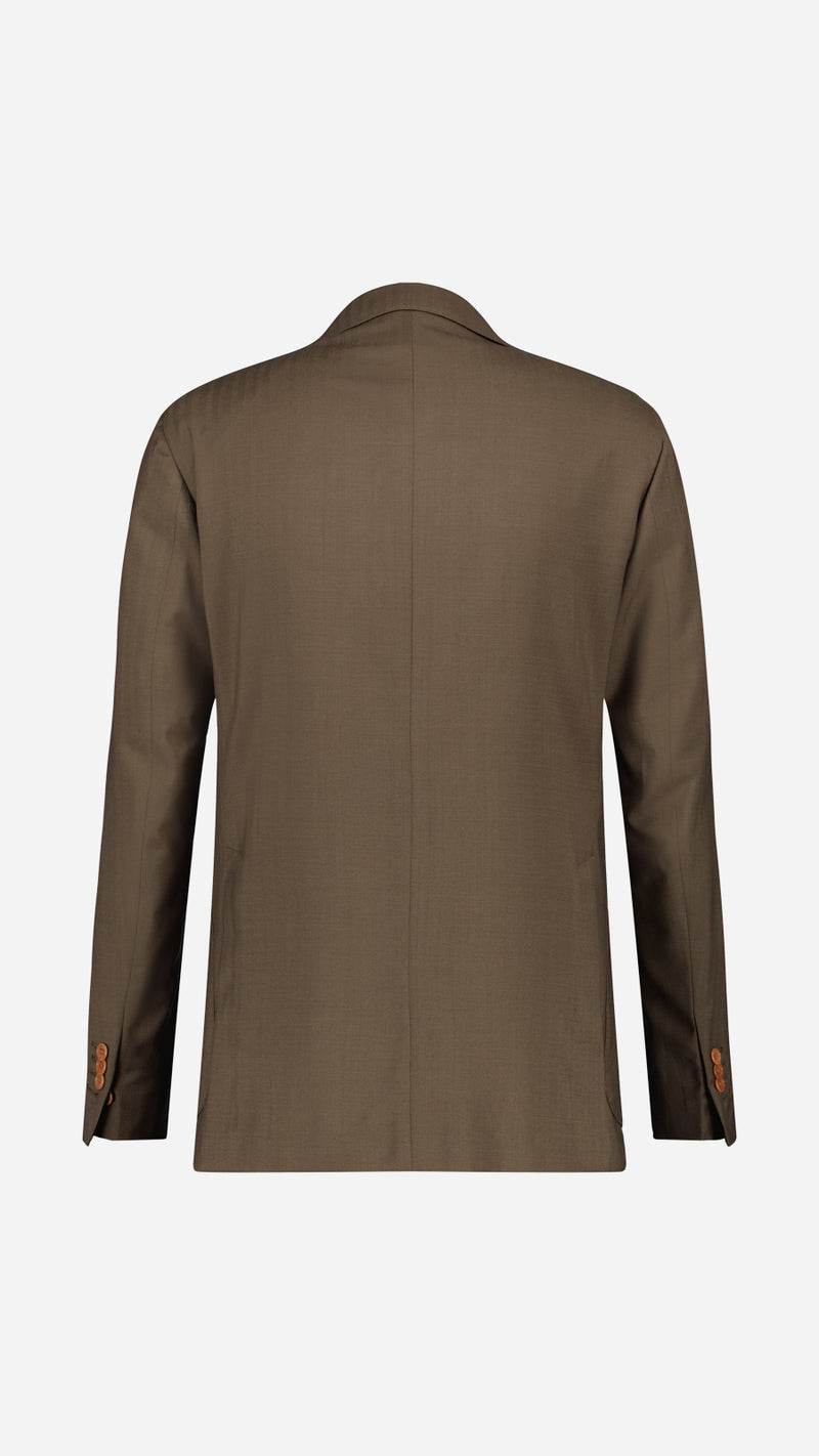 Costume droit Mickael : le solaro laine marron